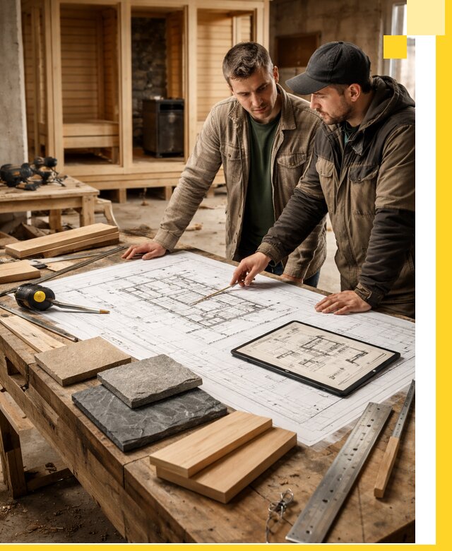 Проекты бань под ключ и планы строительства в Лобне