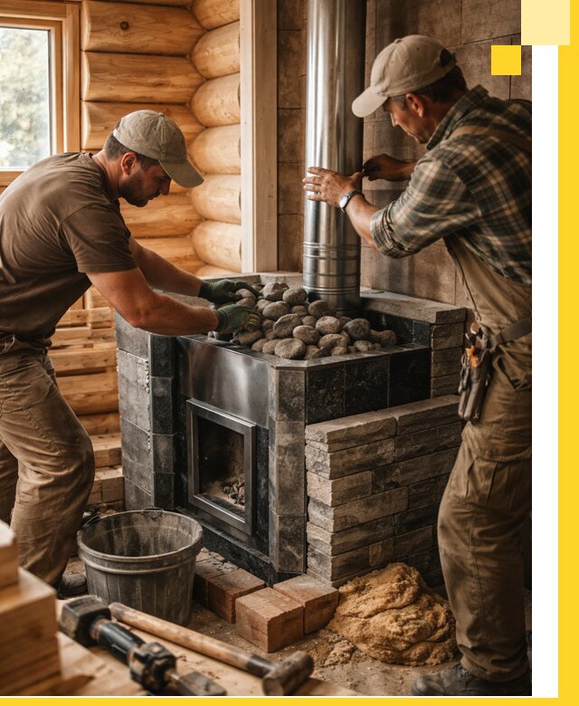 Строительство и отделка русских бань под ключ в Лобне