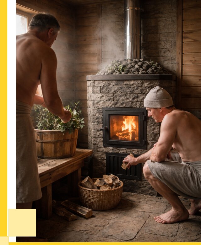 Банные печи под ключ в Лобне от 46467 р. | ЭриданЛбн кирпичная