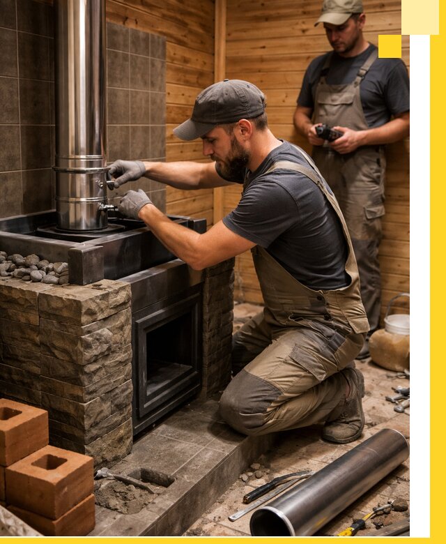 Изготовление и установка банных печей под ключ в Лобне