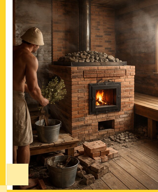 Кирпичные банные печи в Лобне от 92934 р. | ЭриданЛбн