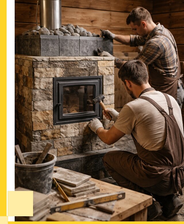 Облицовка банной печи в Лобне от 15489 р. | ЭриданЛбн