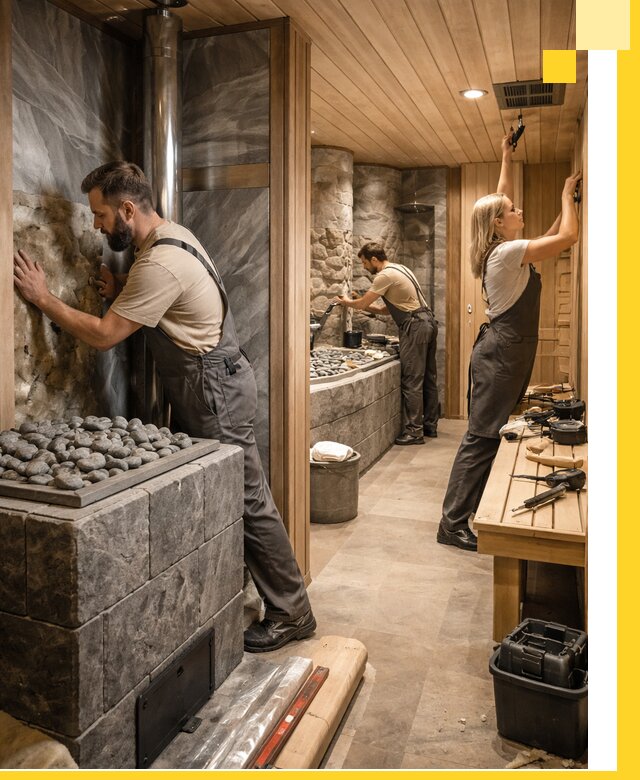 Строительство бань и SPA процедур в Лобне под ключ и отделкой