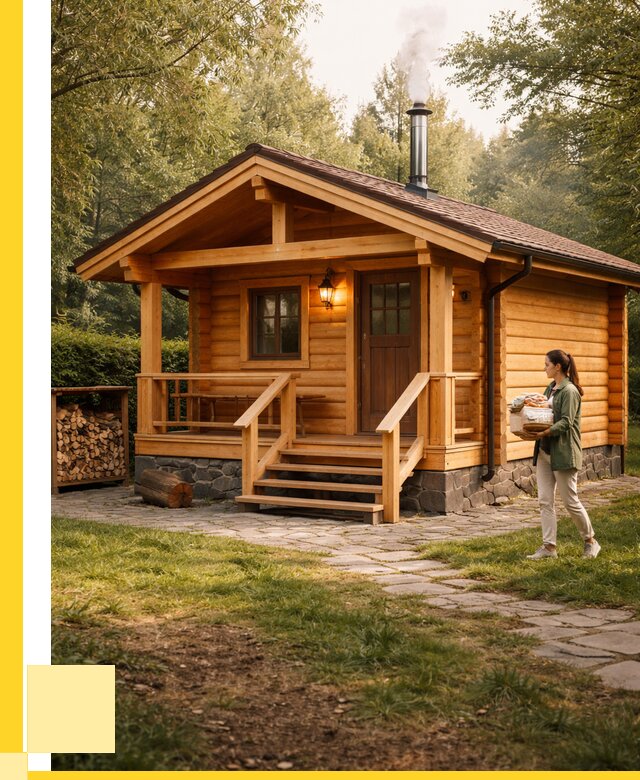 Купить баню под ключ в Лобне от 671190 р. | ЭриданЛбн