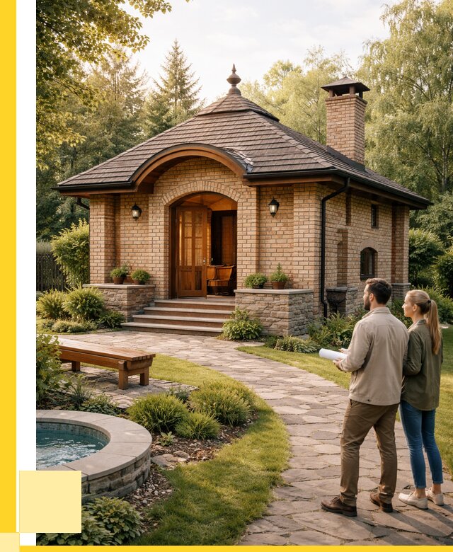 Проект кирпичной бани в Лобне от 30978 р. | ЭриданЛбн