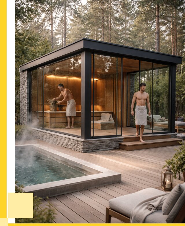 Стеклянные бани и двери в Лобне от 464670 р. | ЭриданЛбн