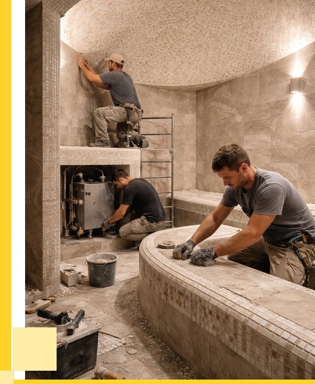 Монтаж хамамов под ключ в Лобне от 258150 р. ЭриданЛбн