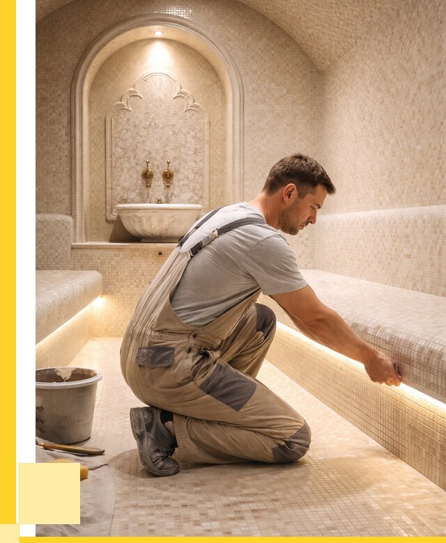 Отделка хамамов под ключ в Лобне от 5679 р. | ЭриданЛбн