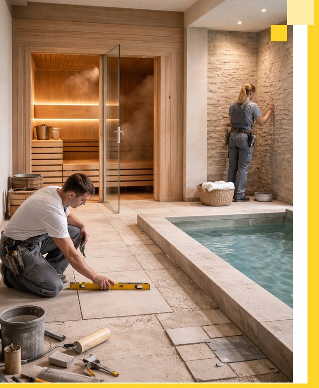 Комплексный дизайн и отделка интерьеров SPA под ключ в Лобне